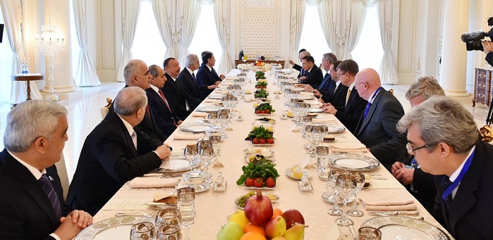 Dinner reception was hosted in honor of Chairman of the Russian government